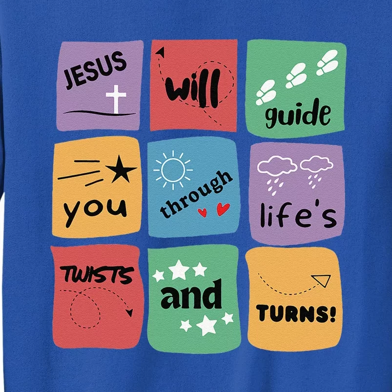 Jesus Will Guide You Through Lifes Twists And Turns VBS Crew Sweatshirt