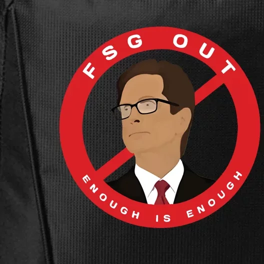 John W Henry Fsg Out Enough Is Enough City Backpack