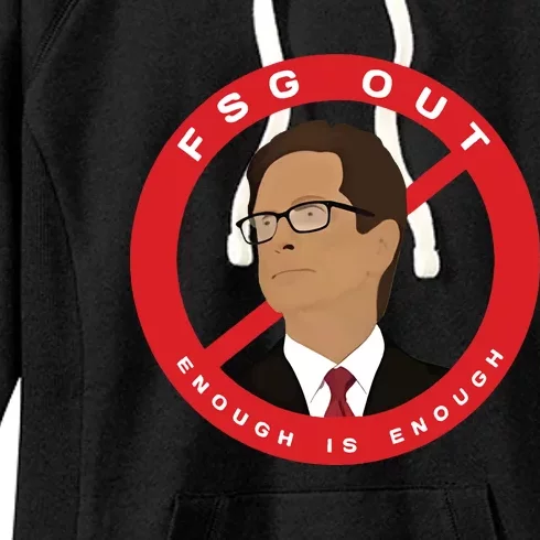 John W Henry Fsg Out Enough Is Enough Women's Fleece Hoodie