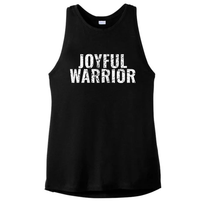 Joyful Warrior Harris Walz 2024 Ladies Tri-Blend Wicking Tank