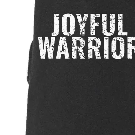 Joyful Warrior Harris Walz 2024 Doggie 3-End Fleece Hoodie