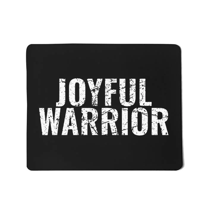 Joyful Warrior Harris Walz 2024 Mousepad