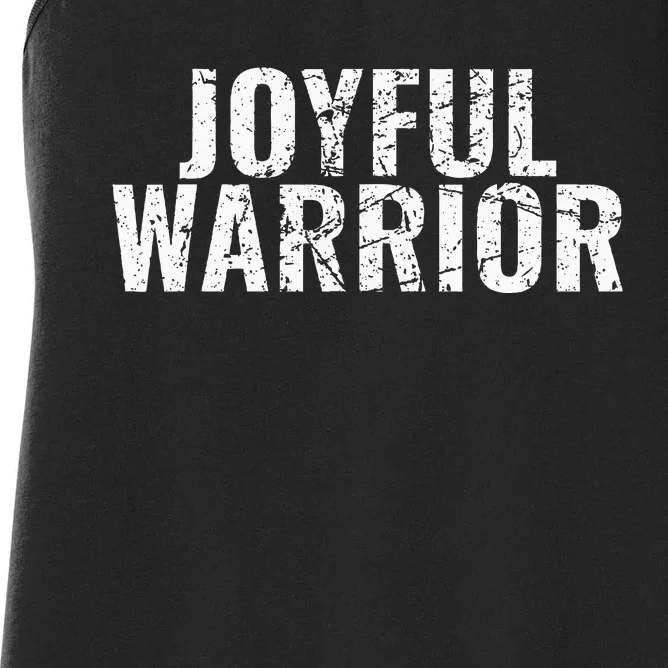 Joyful Warrior Harris Walz 2024 Women's Racerback Tank