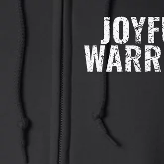 Joyful Warrior Harris Walz 2024 Full Zip Hoodie