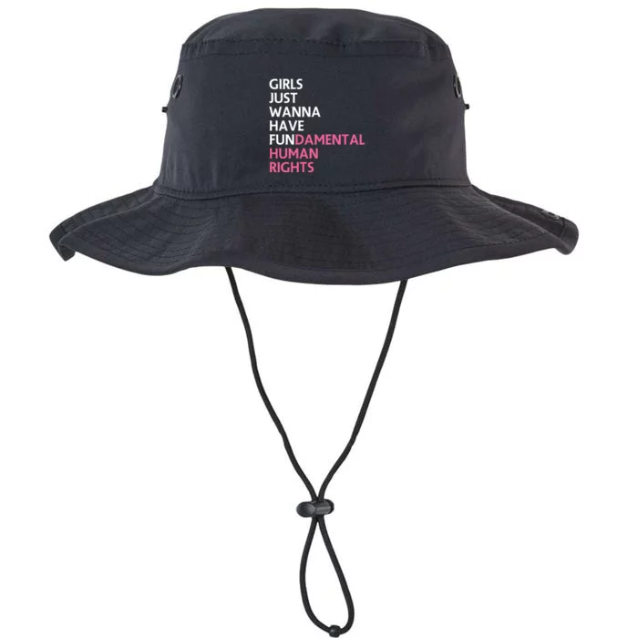 Just Wanna Have Fundamental Human Rights Feminist Legacy Cool Fit Booney Bucket Hat