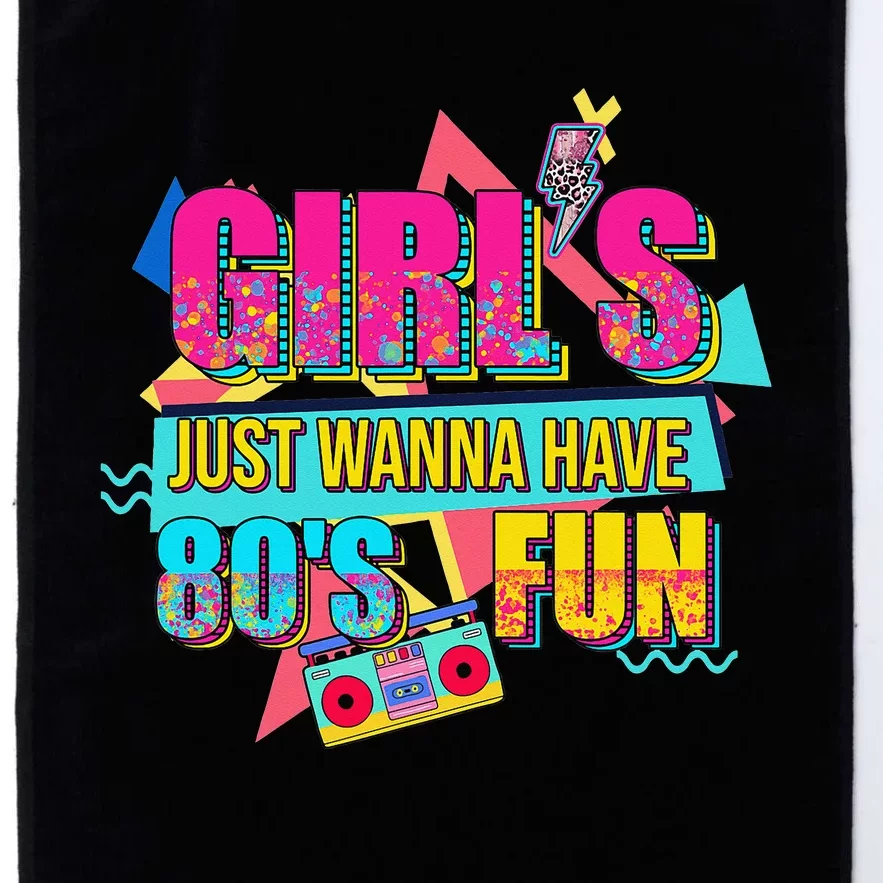 Just Wanna Have Fun Nostalgia 1980s Platinum Collection Golf Towel