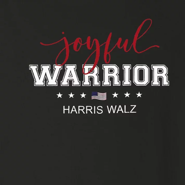 Joyful Warrior Harris Walz 2024 Toddler Long Sleeve Shirt