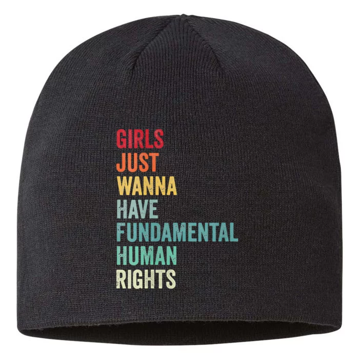 Just Wanna Have Fun Damental Human Rights Vintage 8 1/2in Sustainable Knit Beanie