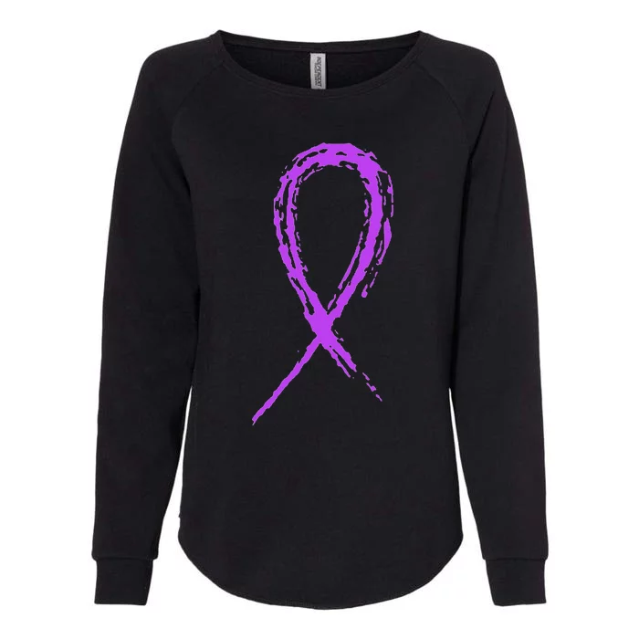 Just Wait In The Truck Domestic Violence Awareness Womens California Wash Sweatshirt