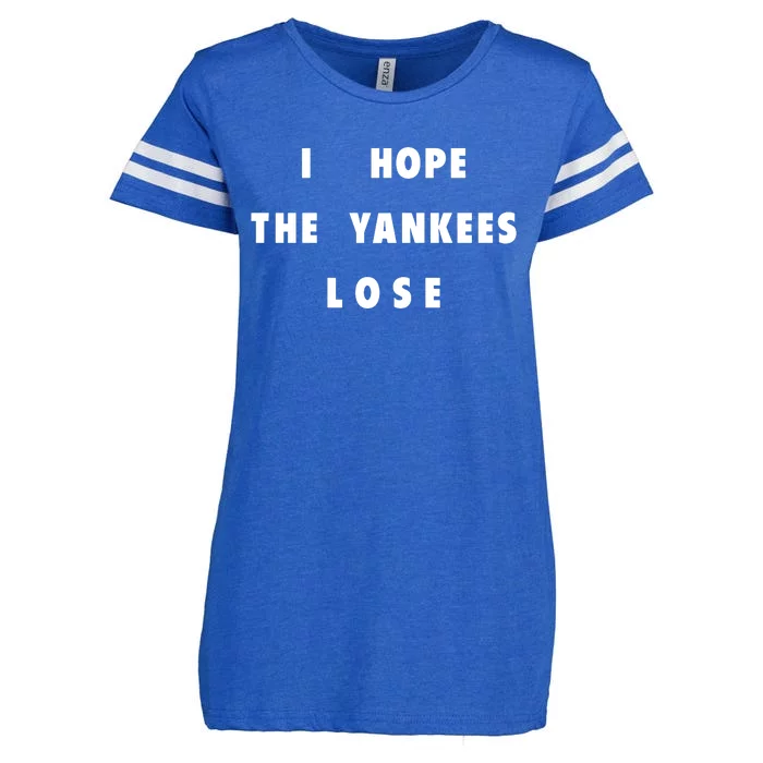 Jane Wearing I Hope The Lose Enza Ladies Jersey Football T-Shirt