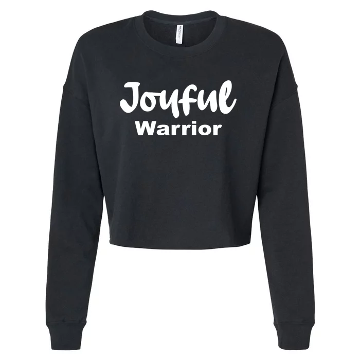 Joyful Warrior Cropped Pullover Crew