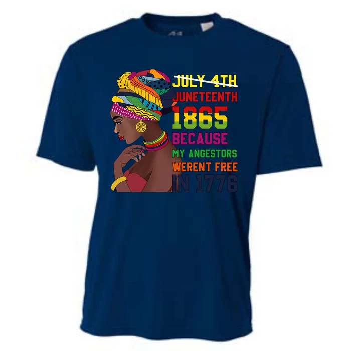 Juneteenth Women Juneteenth Shirts African American Cooling Performance Crew T-Shirt