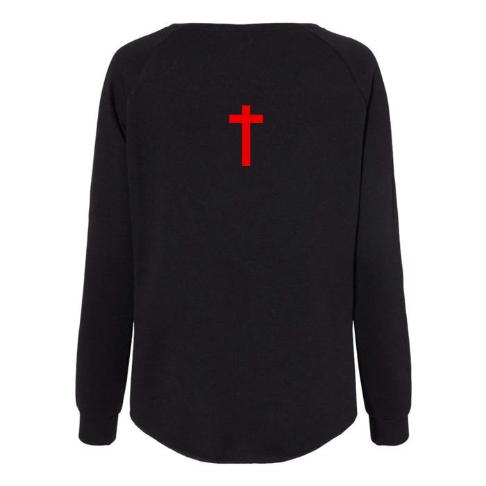 Jesus Won Front And Back Front & Back Womens California Wash Sweatshirt