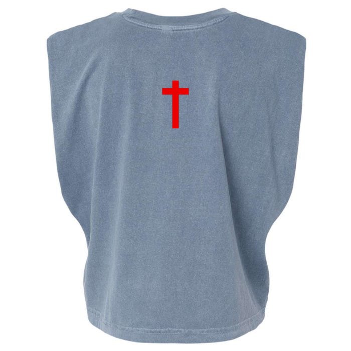 Jesus Won Front And Back Front & Back Garment-Dyed Women's Muscle Tee