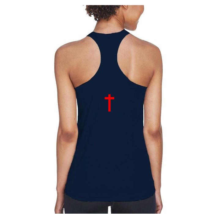 Jesus Won Front And Back Front & Back Women's Racerback Tank