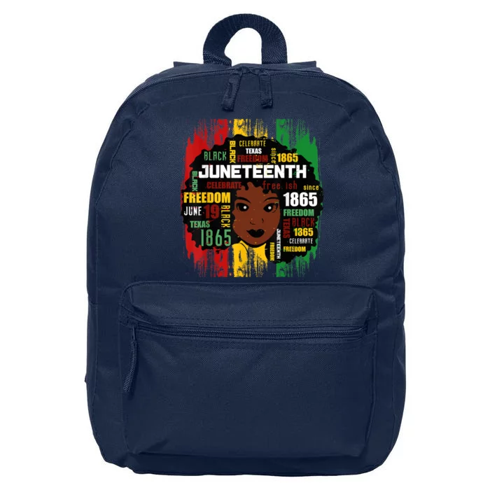 Juneteenth Women Juneteenth Shirts African American 16 in Basic Backpack