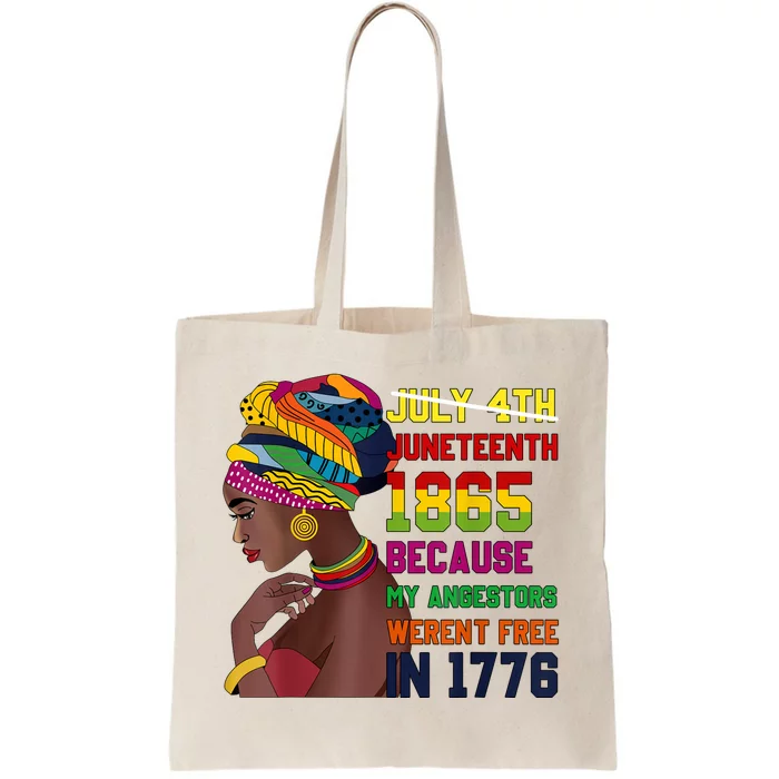 Juneteenth Women Juneteenth Shirts African American Tote Bag