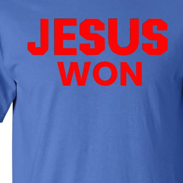 Jesus Won Tall T-Shirt