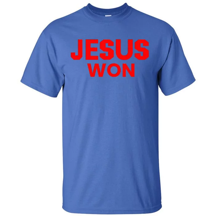 Jesus Won Tall T-Shirt