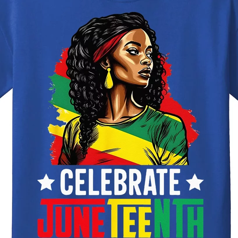 Juneteenth Women Juneteenth African American Kids T-Shirt