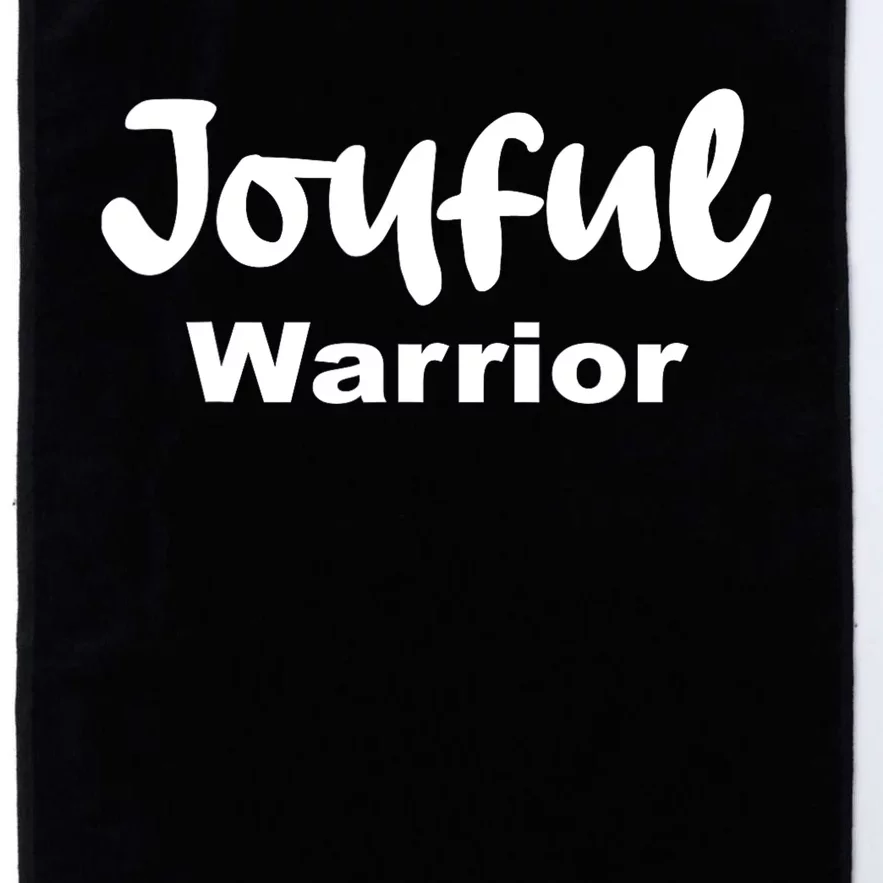 Joyful Warrior Platinum Collection Golf Towel