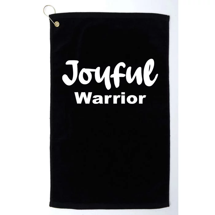 Joyful Warrior Platinum Collection Golf Towel