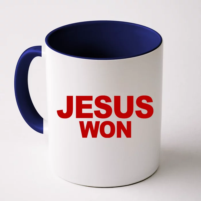 Jesus Won Front & Back Coffee Mug