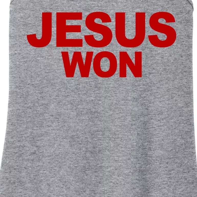 Jesus Won Ladies Essential Tank