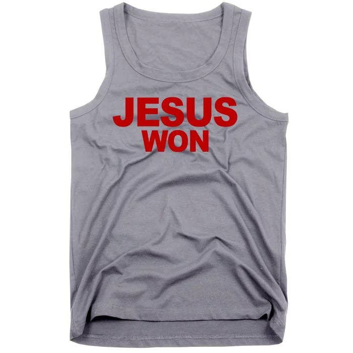 Jesus Won Tank Top