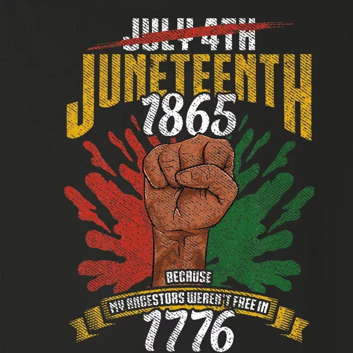 Juneteenth Wo Juneteenth Juneteenth Toddler Long Sleeve Shirt