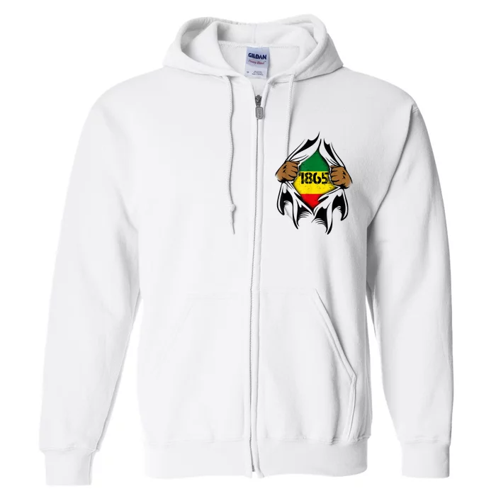 Juneteenth Women Juneteenth Shirts African American Full Zip Hoodie