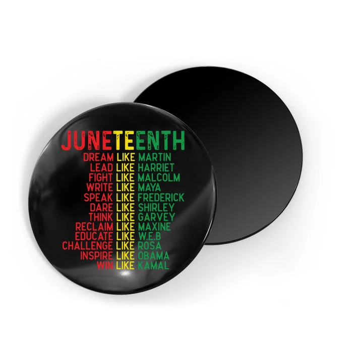 Juneteenth Women Juneteenth Shirts African American Magnet