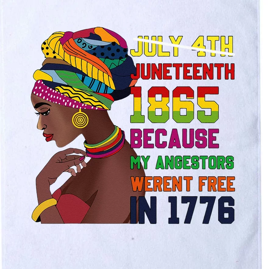 Juneteenth Women Juneteenth Shirts African American Platinum Collection Golf Towel