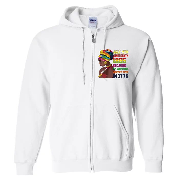 Juneteenth Women Juneteenth Shirts African American Full Zip Hoodie