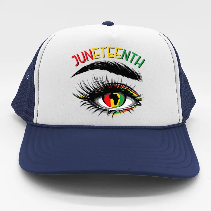 Juneteenth Women Juneteenth Shirts African American Trucker Hat