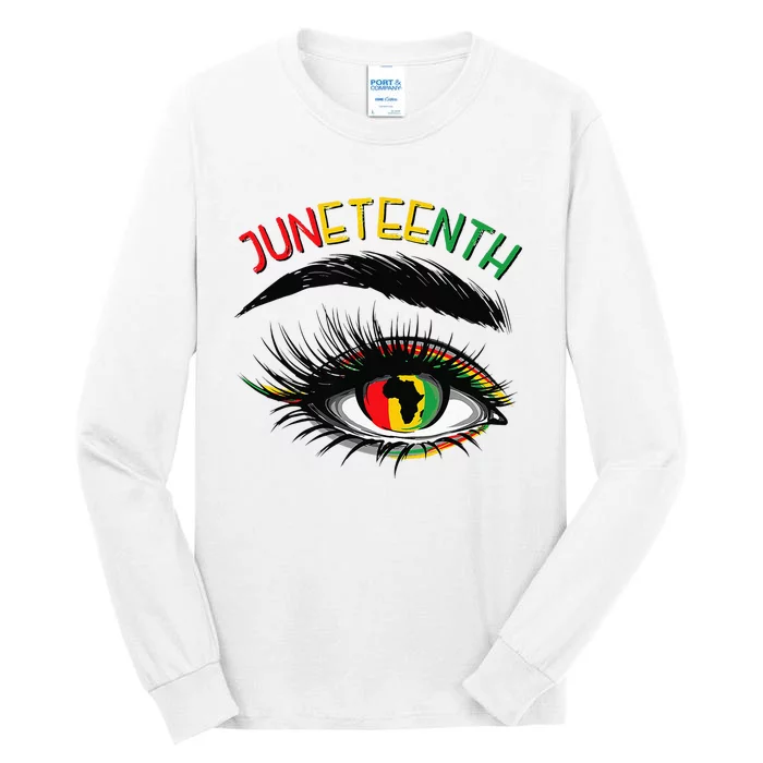 Juneteenth Women Juneteenth Shirts African American Tall Long Sleeve T-Shirt