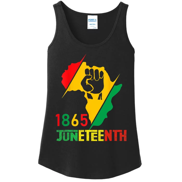 Juneteenth Women Juneteenth Shirts 1865 Juneteenth Ladies Essential Tank