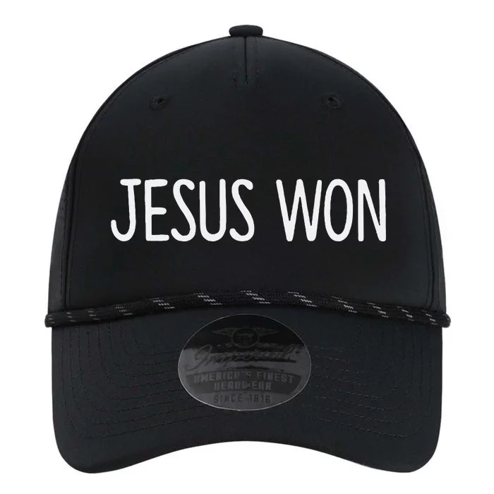 Jesus Won Performance The Dyno Cap