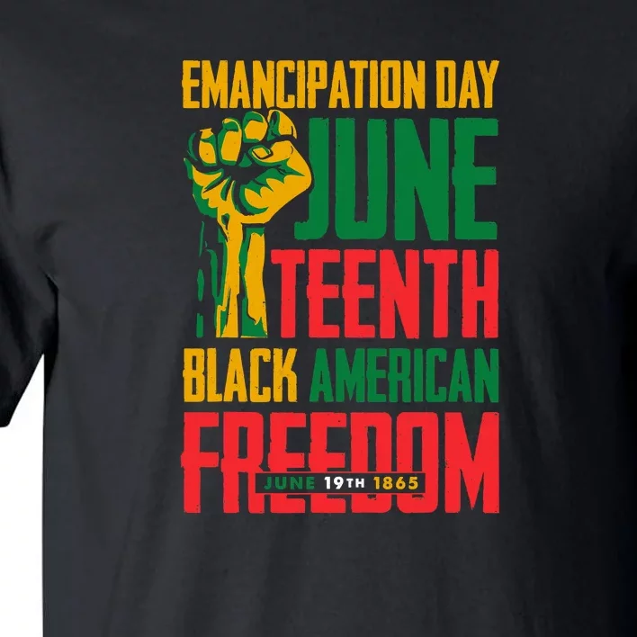 Juneteenth Women Juneteenth For Men Freedom Tall T-Shirt