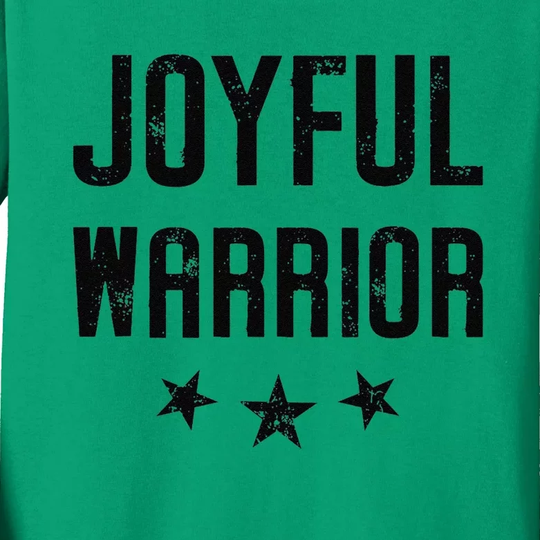 Joyful Warrior Kamala 2024 Joyful Warrior Kids Long Sleeve Shirt