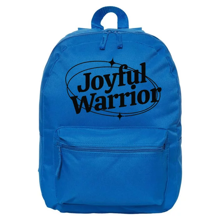 Joyful Warrior Kamala Harris Tim Walz Waltz 2024 16 in Basic Backpack