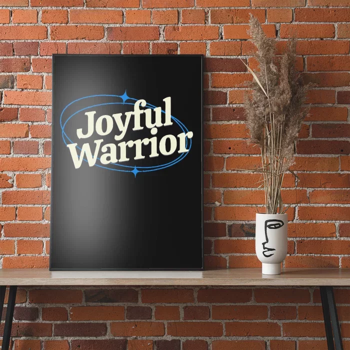 Joyful Warrior Kamala Harris Tim Walz Waltz 2024 Poster