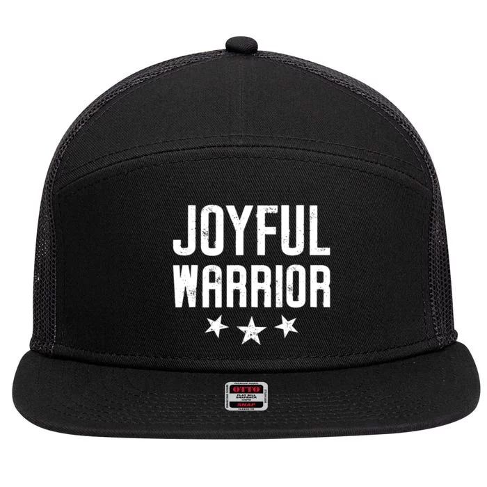 Joyful Warrior Kamala 2024 Joyful Warrior 7 Panel Mesh Trucker Snapback Hat