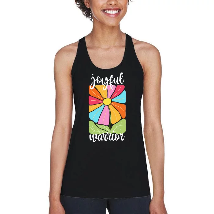 Joyful Warrior Kamala Harris Tim Walz 2024 Election Women's Racerback Tank