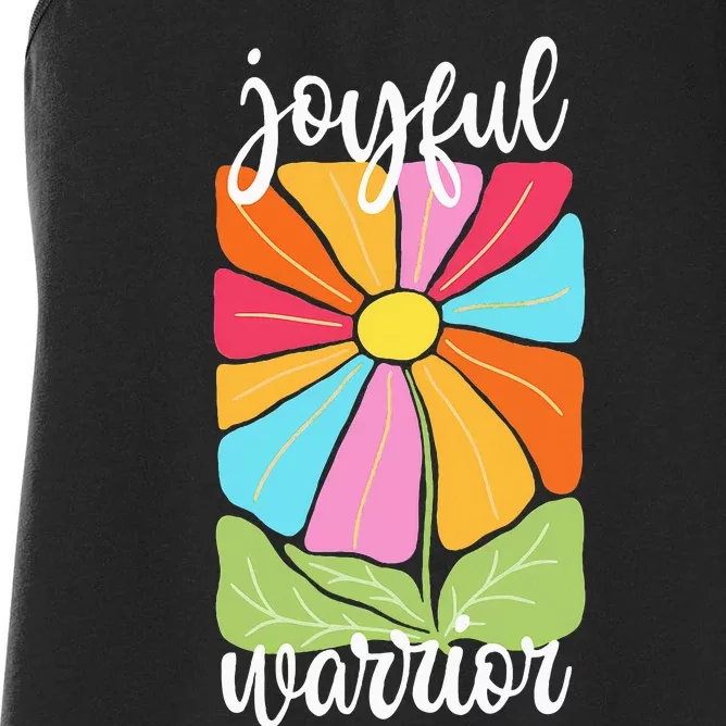 Joyful Warrior Kamala Harris Tim Walz 2024 Election Women's Racerback Tank