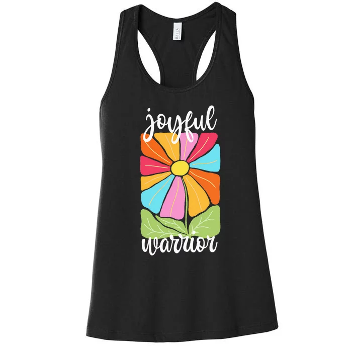 Joyful Warrior Kamala Harris Tim Walz 2024 Election Women's Racerback Tank