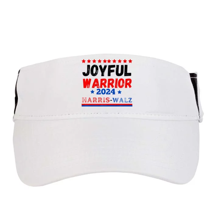 Joyful Warrior Kamala Harris Tim Walz 2024 Adult Drive Performance Visor