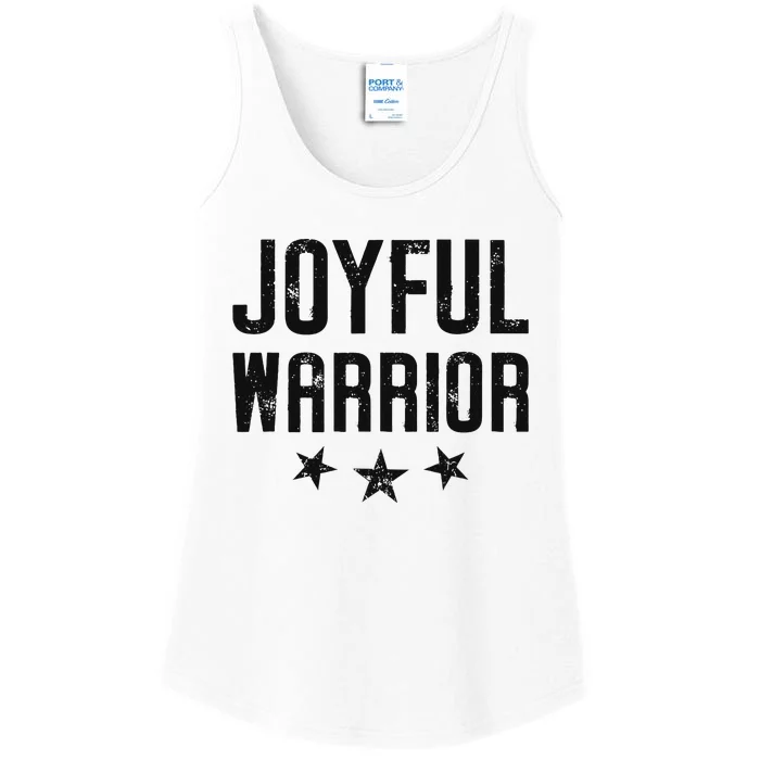 Joyful Warrior Kamala Harris 2024 Design Art Ladies Essential Tank