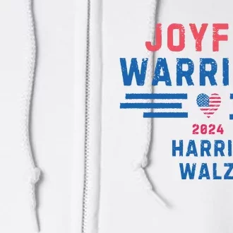 Joyful Warriors Kamala Harris 2024 Full Zip Hoodie