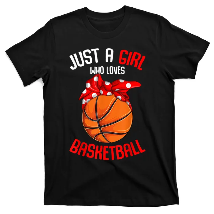 Just Who Loves Basketball T-Shirt